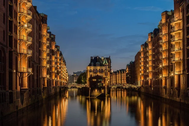 Stadtansicht von Hamburg