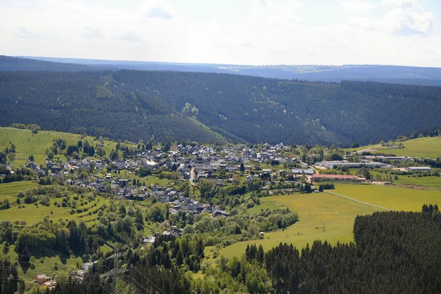 Stadtansicht von Thüringen